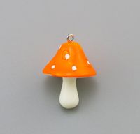 1 Piece Cute Mushroom Resin Jewelry Accessories sku image 7