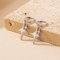 1 Pair Elegant Simple Style Star Alloy Copper Zinc Drop Earrings main image 5