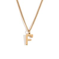 Simple Style Letter Stainless Steel Plating 18k Gold Plated Pendant Necklace sku image 6