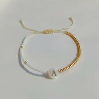 1 Piece Fashion Geometric Glass/colored Glaze Knitting Women's Bracelets sku image 1