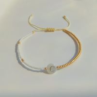 1 Piece Fashion Geometric Glass/colored Glaze Knitting Women's Bracelets sku image 7
