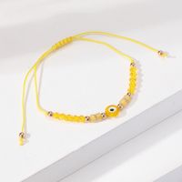 Casual Simple Style Eye Beaded Braid Artificial Crystal Natural Stone Unisex Anklet sku image 26