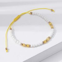 Casual Simple Style Eye Beaded Braid Artificial Crystal Natural Stone Unisex Anklet sku image 36