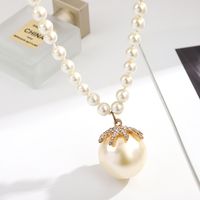 Elegant Glam Geometric Imitation Pearl Beaded Women's Necklace main image 4