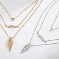 Ig Style Simple Style Geometric Alloy Plating Women's Three Layer Necklace main image 4