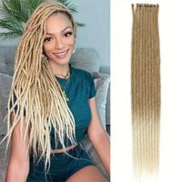 Unisex African Style Casual Carnival High Temperature Wire Centre Parting Ponytail Wigs sku image 10