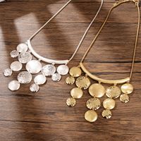 Ig Style Exaggerated Geometric Alloy Copper Plating 18k Gold Plated Silver Plated Necklace main image 7