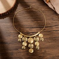 Ig Style Exaggerated Geometric Alloy Copper Plating 18k Gold Plated Silver Plated Necklace main image 8
