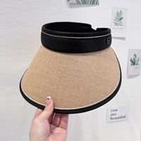 Women's Simple Style Letter Curved Eaves Sun Hat sku image 2