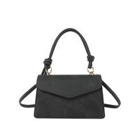 Women's Pu Leather Solid Color Basic Square Magnetic Buckle Handbag sku image 4