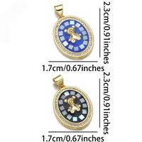1 Piece Simple Style Bear Copper Enamel Pendant Jewelry Accessories main image 3