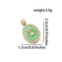 1 Piece Simple Style Bear Copper Enamel Pendant Jewelry Accessories sku image 4