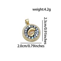 1 Piece Simple Style Dolphin Copper Enamel Pendant Jewelry Accessories sku image 2