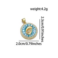 1 Piece Simple Style Dolphin Copper Enamel Pendant Jewelry Accessories sku image 3