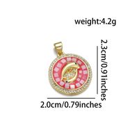 1 Piece Simple Style Dolphin Copper Enamel Pendant Jewelry Accessories sku image 5