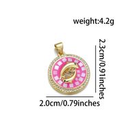 1 Piece Simple Style Dolphin Copper Enamel Pendant Jewelry Accessories sku image 6