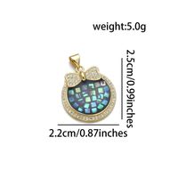 1 Pièce Style Simple Noeud D'arc Le Cuivre Émail Pendentif Bijoux Accessoires sku image 4