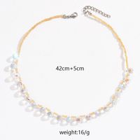 Sweet Simple Style Geometric Artificial Crystal Beaded Women's Necklace main image 7