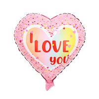 Valentine's Day Letter Heart Shape Aluminum Film Date Balloons 1 Piece sku image 11