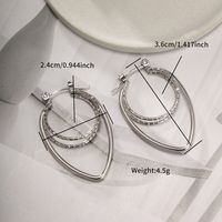 1 Pair Exaggerated XUPING Geometric Irregular Metal 304 Stainless Steel Drop Earrings sku image 3