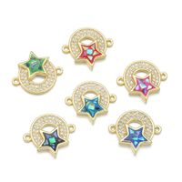 1 Piece Simple Style Star Copper Enamel Jewelry Accessories Jewelry Accessories main image 5