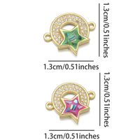 1 Piece Simple Style Star Copper Enamel Jewelry Accessories Jewelry Accessories main image 3