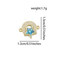 1 Piece Simple Style Star Copper Enamel Jewelry Accessories Jewelry Accessories sku image 1
