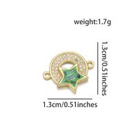 1 Piece Simple Style Star Copper Enamel Jewelry Accessories Jewelry Accessories sku image 4