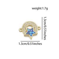 1 Piece Simple Style Star Copper Enamel Jewelry Accessories Jewelry Accessories sku image 3