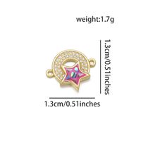 1 Piece Simple Style Star Copper Enamel Jewelry Accessories Jewelry Accessories sku image 5