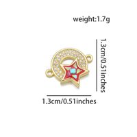 1 Piece Simple Style Star Copper Enamel Jewelry Accessories Jewelry Accessories sku image 6