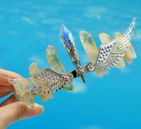 Women's Elegant Wings Alloy Gem Handmade Natural Stone Gem Crystal Crown sku image 10