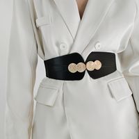 Elegant Geometric Pu Leather Alloy Women's Leather Belts main image 11