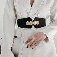 Elegant Geometric Pu Leather Alloy Women's Leather Belts main image 5
