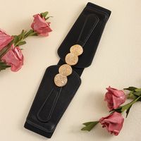 Elegant Geometric Pu Leather Alloy Women's Leather Belts main image 4