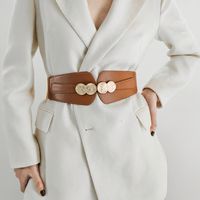 Elegant Geometric Pu Leather Alloy Women's Leather Belts main image 7