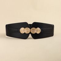 Elegant Geometric Pu Leather Alloy Women's Leather Belts sku image 2