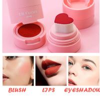 Casual Vacation Solid Color Plastic Blusher main image 3