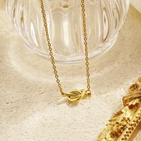 Elegant Simple Style Geometric Stainless Steel Plating 18k Gold Plated Necklace main image 5