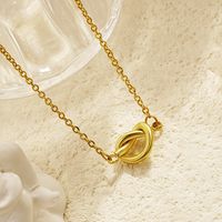 Elegant Simple Style Geometric Stainless Steel Plating 18k Gold Plated Necklace main image 4