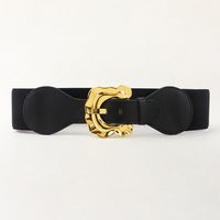 Elegant Geometric Pu Leather Alloy Women's Leather Belts main image 3