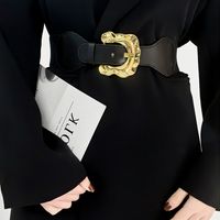 Elegant Geometric Pu Leather Alloy Women's Leather Belts main image 1