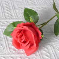 La Saint-valentin Romantique Pastorale Rose Fleur De Soie Fête Date Festival Plante Artificielle sku image 23