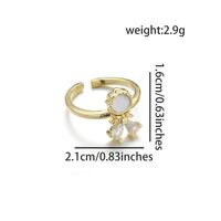 1 Piece Basic Human Mermaid Copper Plating Inlay Ring Accessories Jewelry Accessories sku image 2