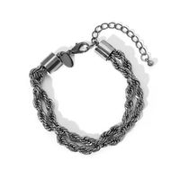 Hip-hop Fashion Geometric Ferroalloy Wholesale Bracelets sku image 3