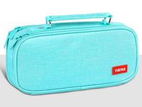 Solid Color Oxford Cloth Class Learning Basic Pencil Case sku image 6