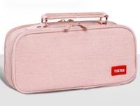 Solid Color Oxford Cloth Class Learning Basic Pencil Case sku image 3