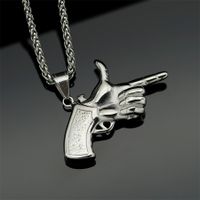 304 Stainless Steel Funny Novelty Plating Hand Pistol main image 5