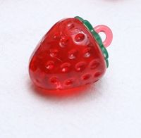10 Pcs/package Cute Cherry Strawberry Resin Jewelry Accessories sku image 5