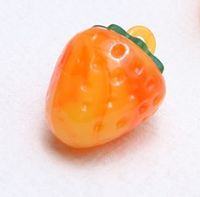 10 Pcs/package Cute Cherry Strawberry Resin Jewelry Accessories sku image 6